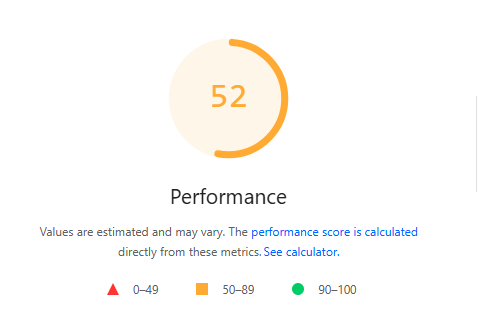 page speed performance